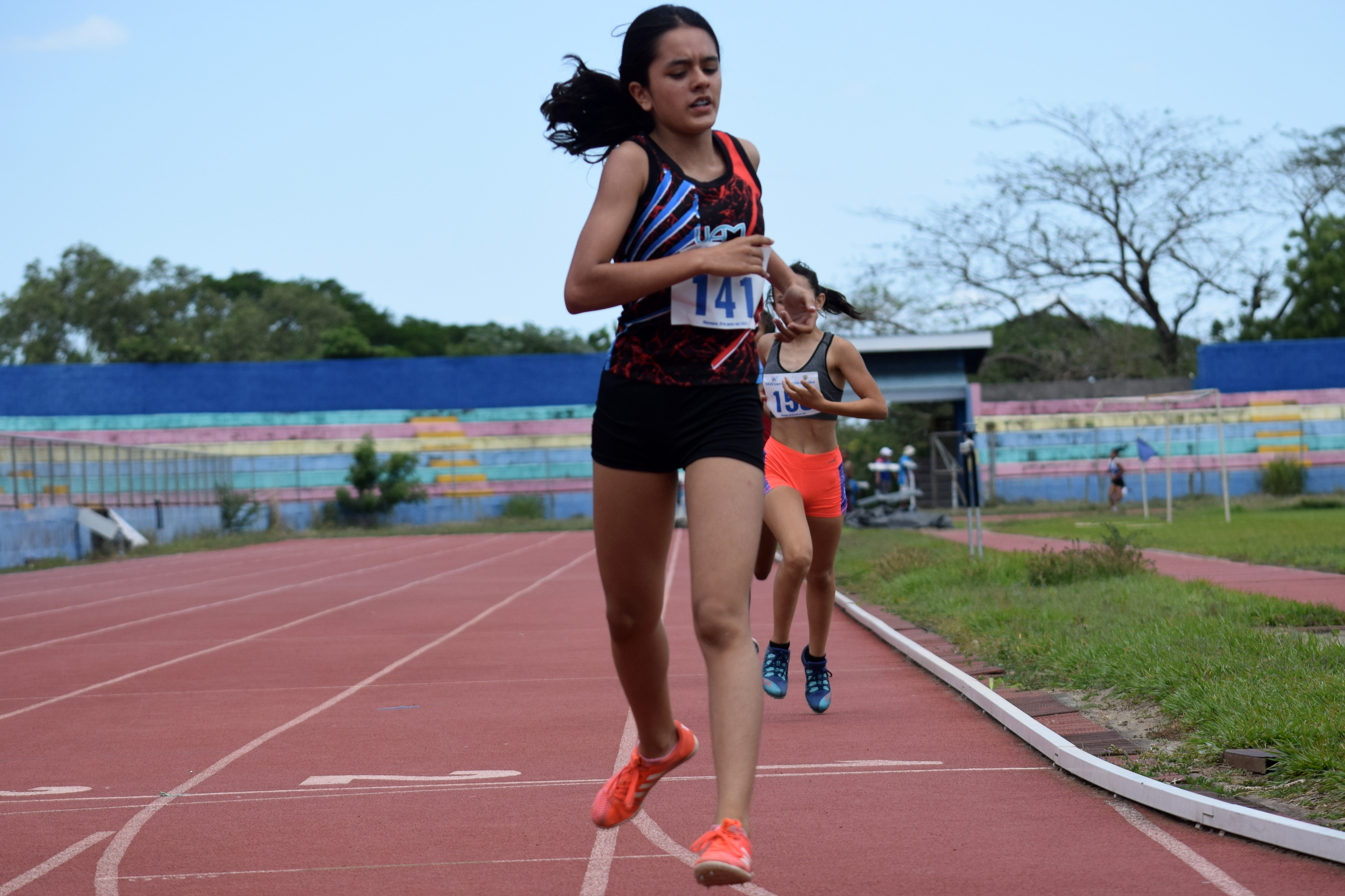Corriendo tras la medalla en Campeonato Centroamericano de Atletismo 2023