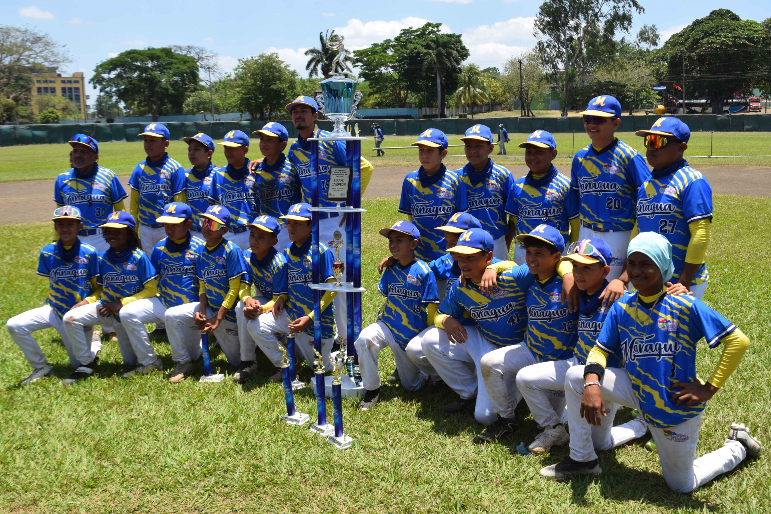 Managua A campeón Nacional de béisbol infantil AA 2023