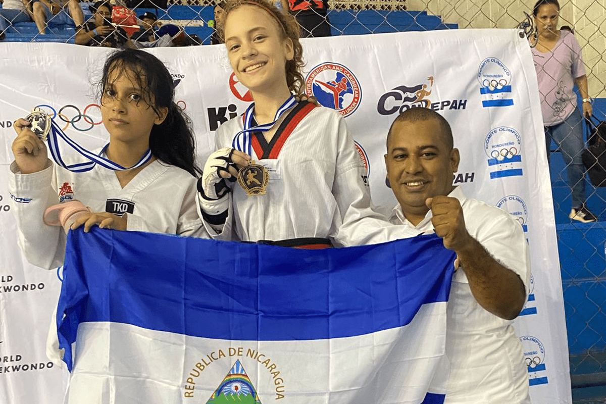 Cosecha dorada para Nicaragua en Taekwondo