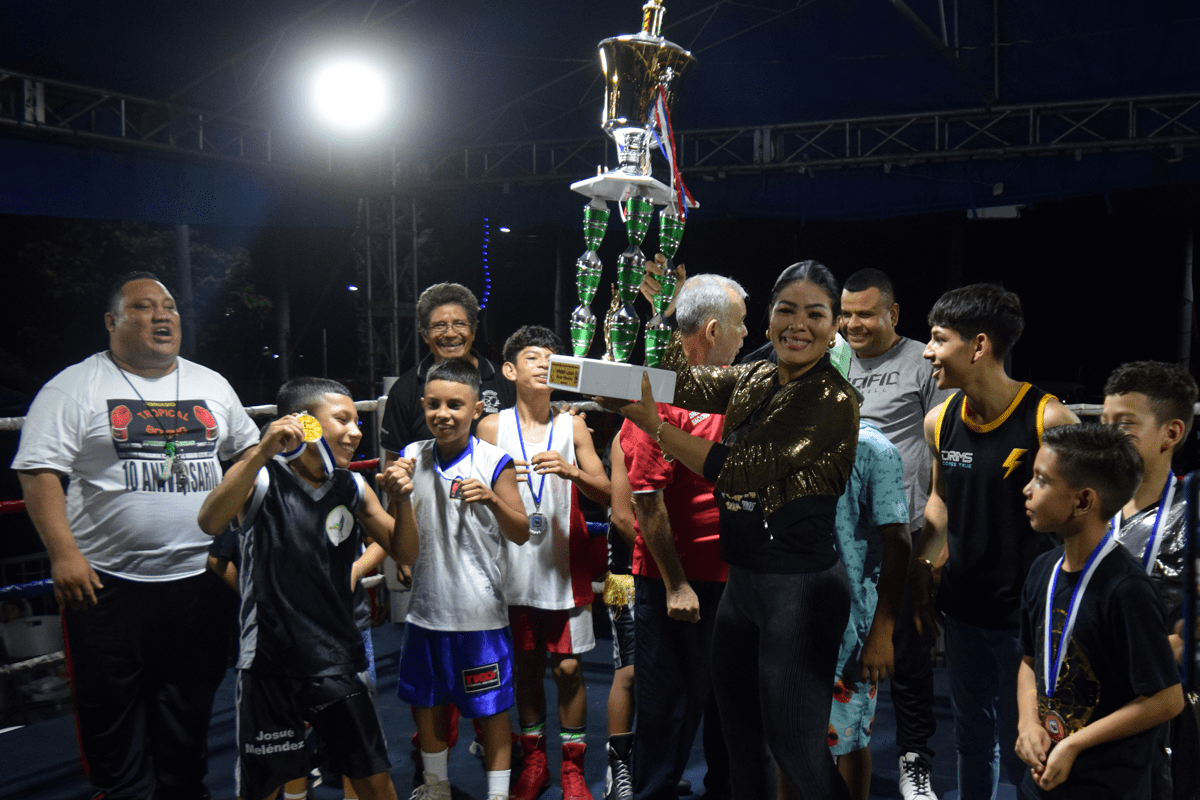 Managua 1 Tricampeón en Boxeo infantil