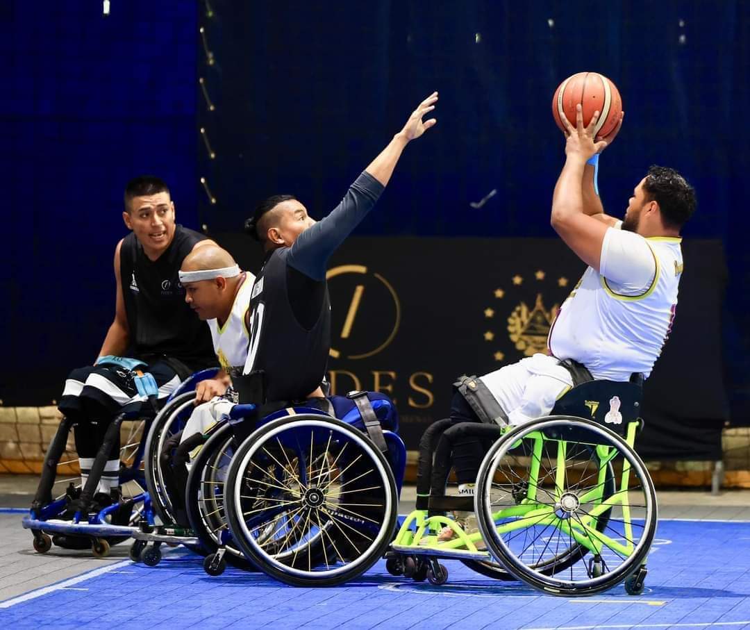 Nicas con buen debut en Torneo de Baloncesto en silla de ruedas en El Salvador