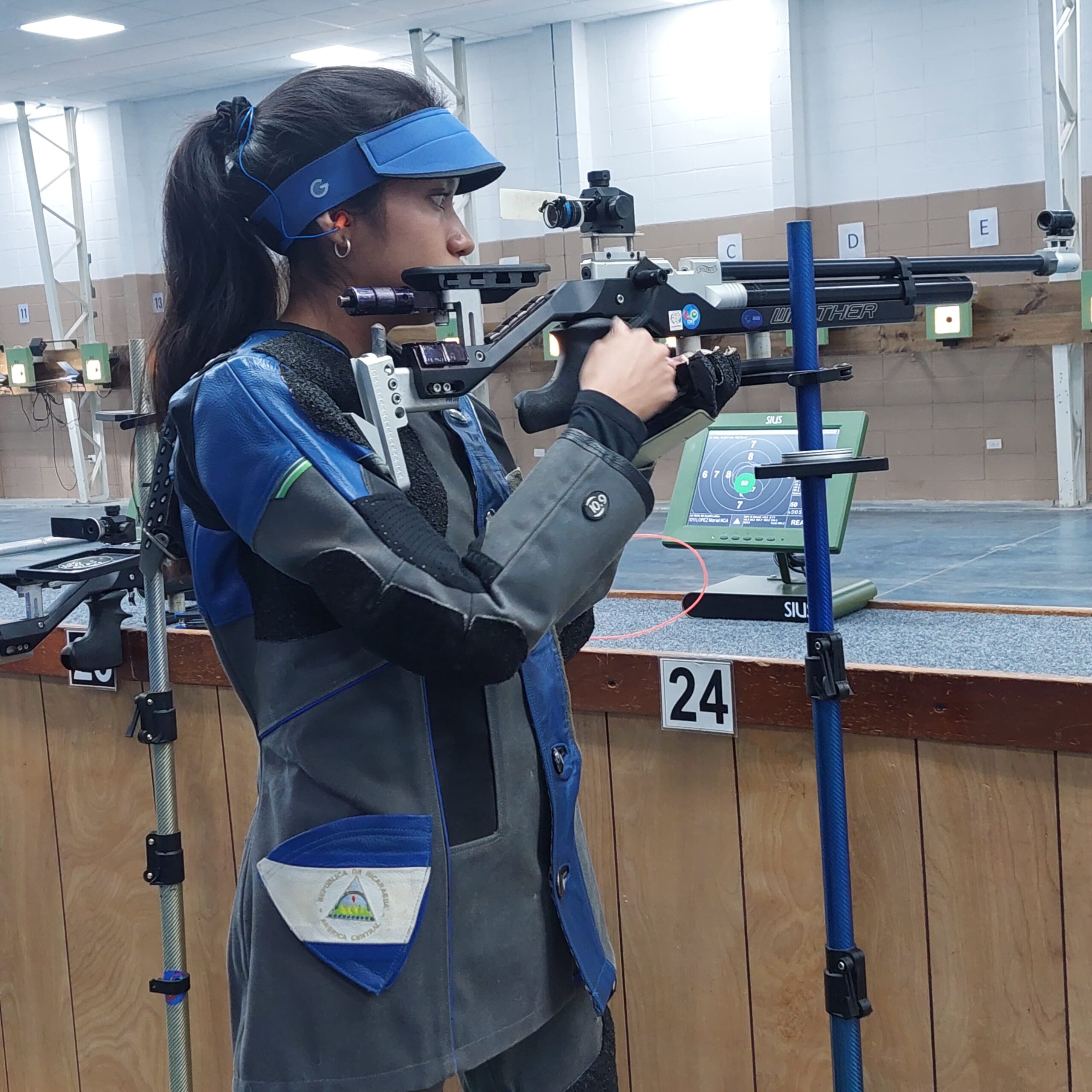Nicaragua sube al podio en Tiro Deportivo en Juegos Centroamericanos
