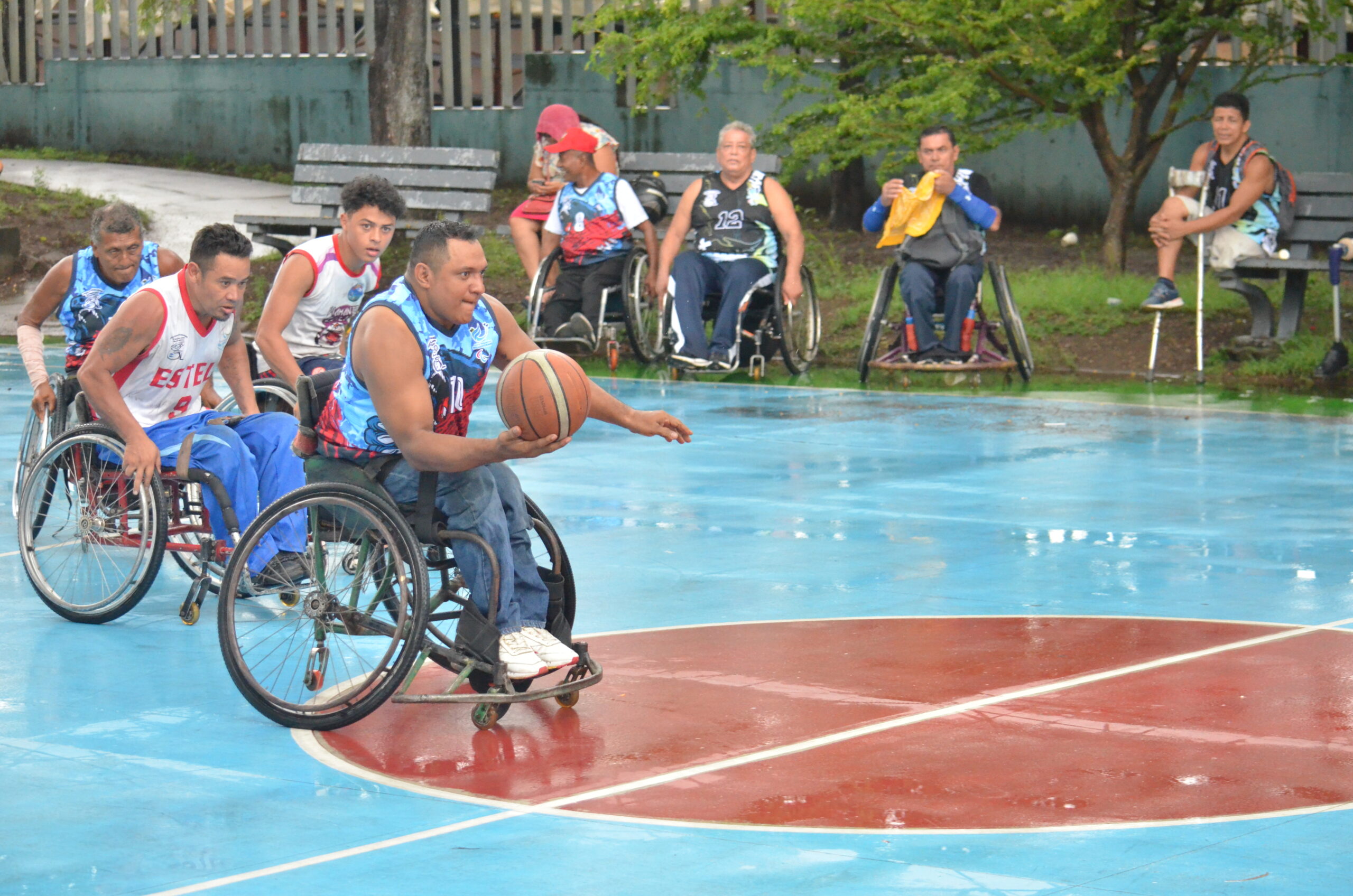 Empuje perfecto en baloncesto