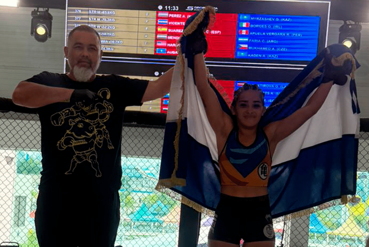 ¡Histórico! 3 oro para Nicaragua MMA