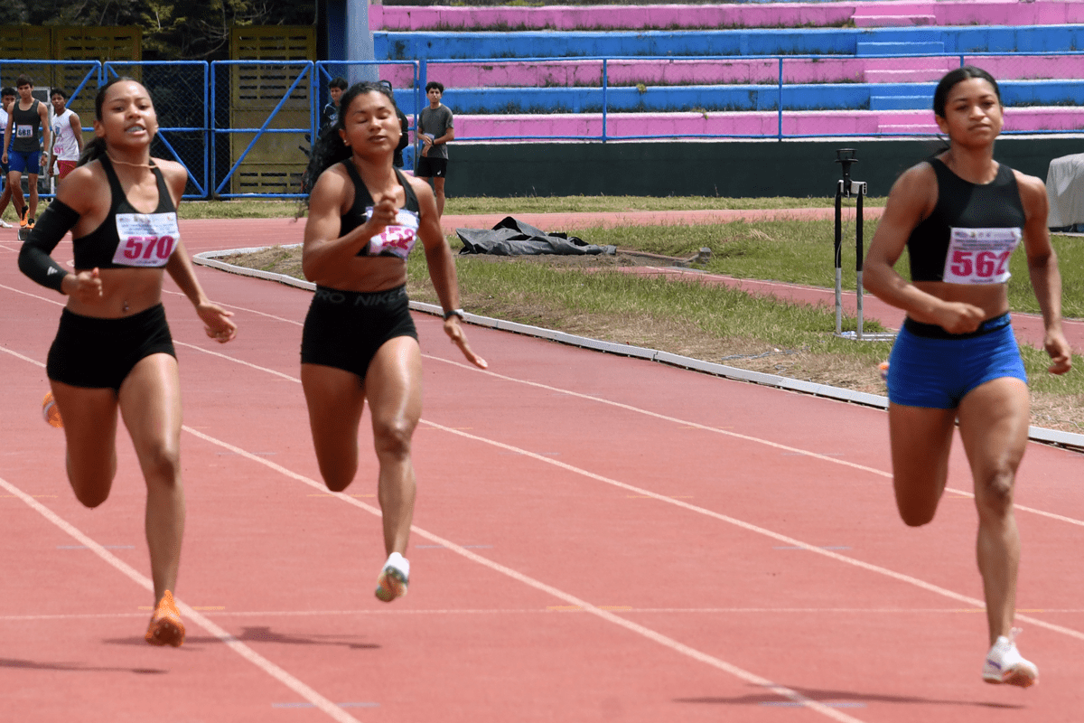 Atletas nicaragüense en V Evaluativo de Atletismo