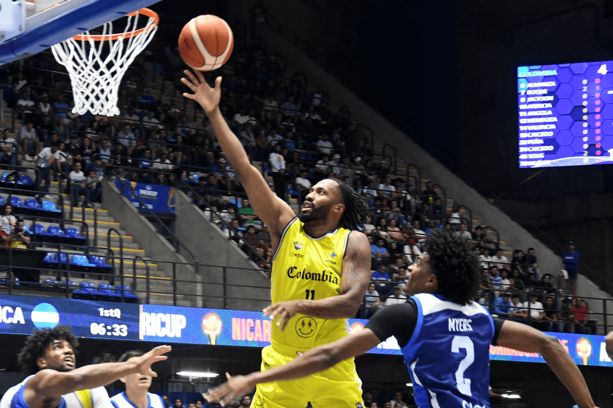 Nicaragua rozó la victoria ante Colombia en el Americup 2025