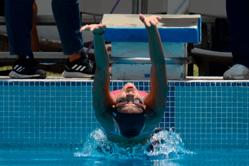 Campeonato Nacional Piscina Corta, equipo campeón Los Delfines. 