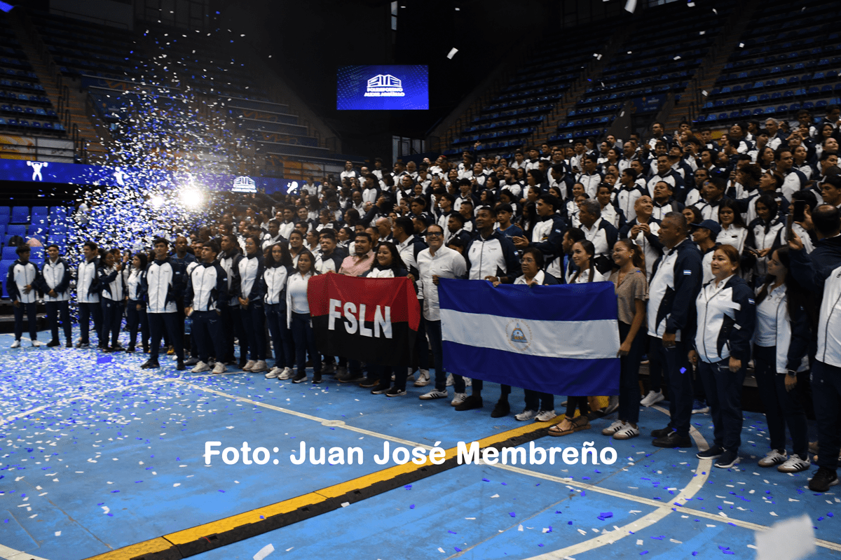 Nicaragua abandera atletas que competirán en Juegos Centroamericanos