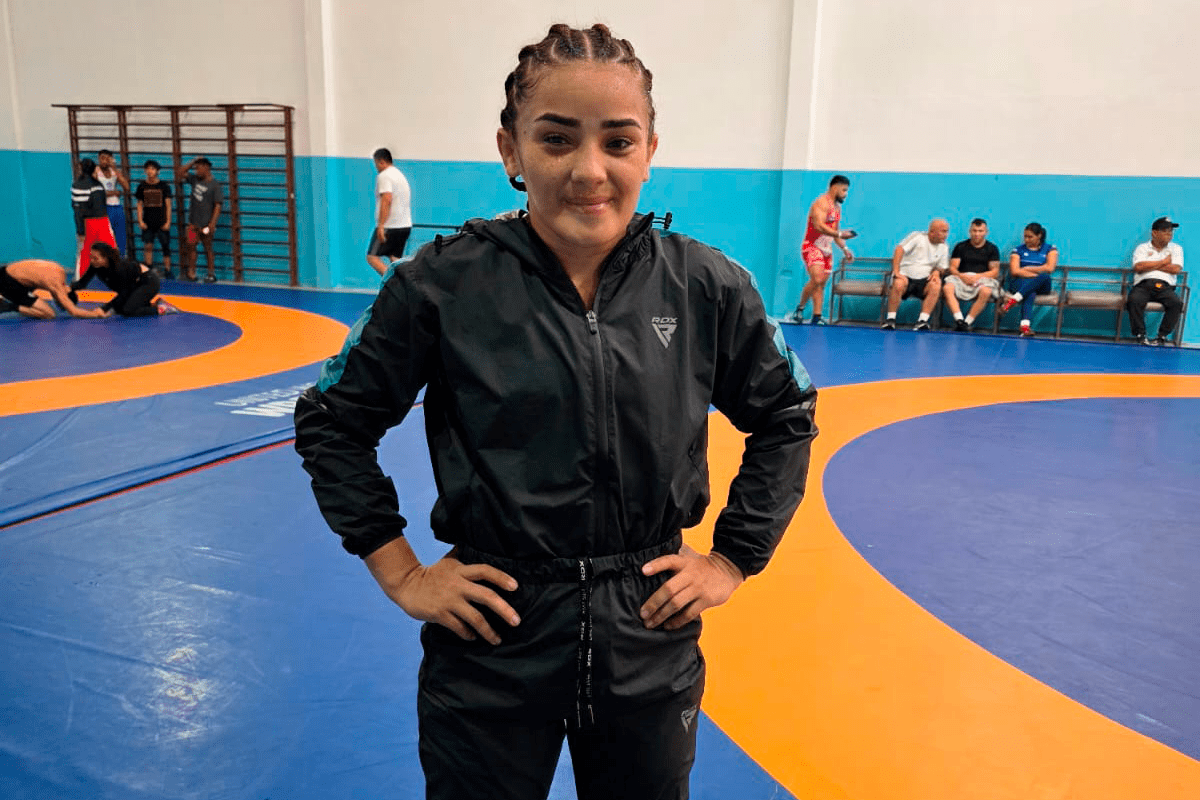 Ana Cruz representa a Nicaragua en Lucha Olímpica