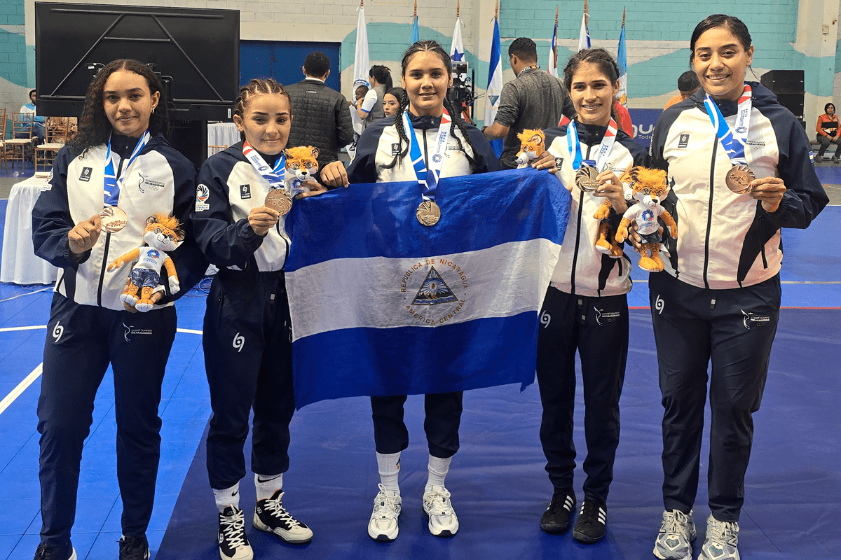 Guerreras del tatami dan tres oro a Nicaragua en Guatemala
