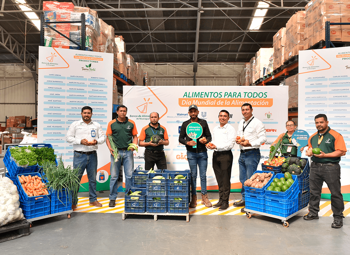 Unidos para donar alimentos en Nicaragua