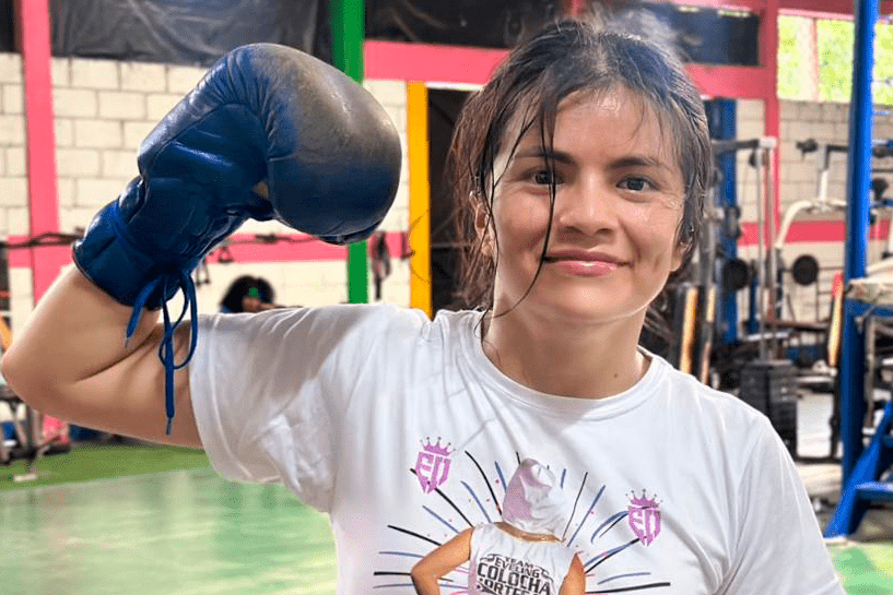 Gitzel Zeledón, la enfermera que boxea por título en Copa Alexis