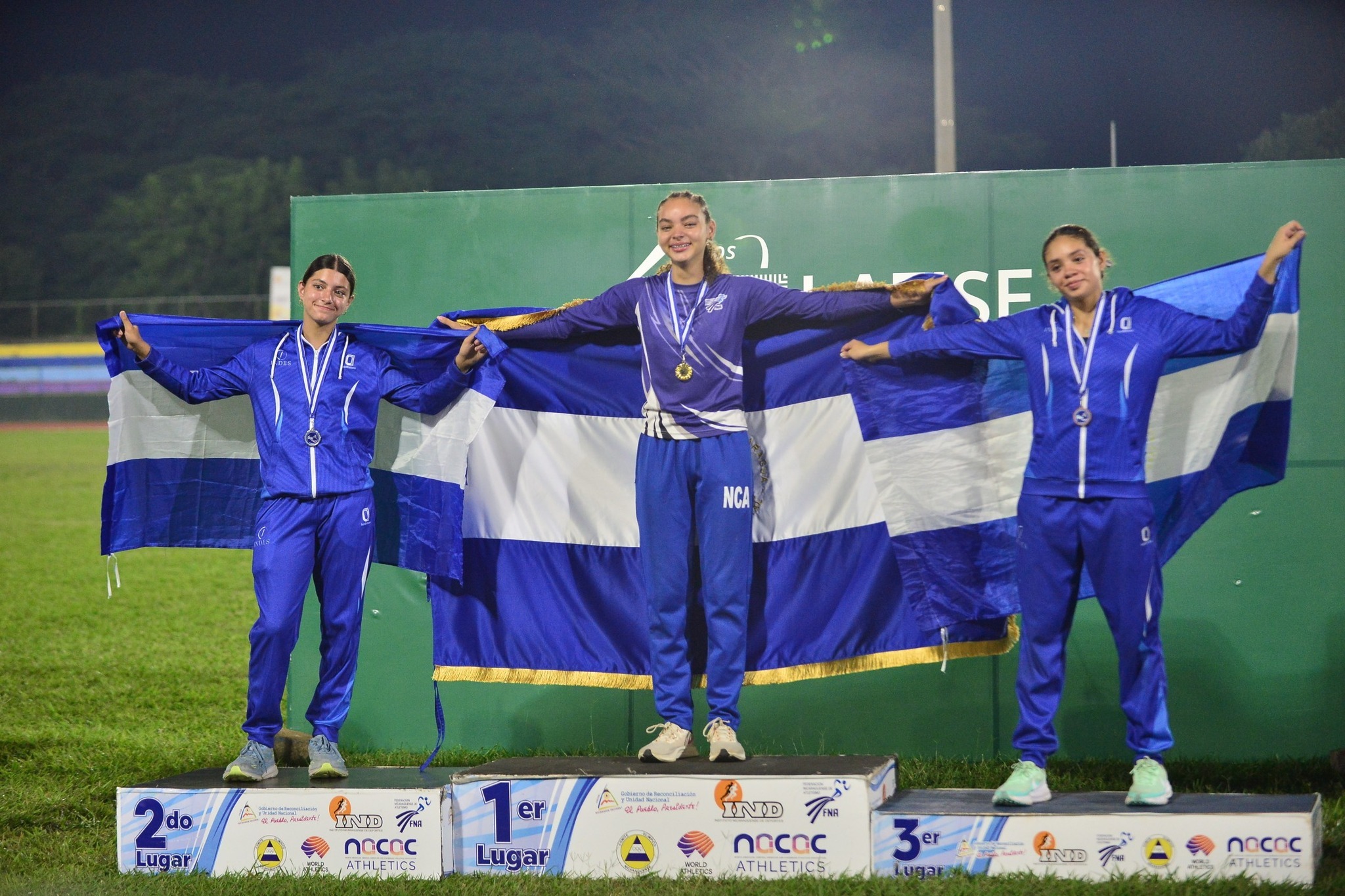 Atletas mejoran marcas en categoría U13 y U15 en Nicaragua