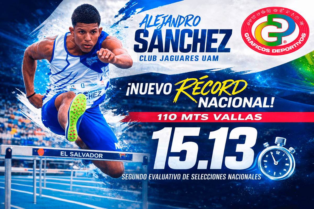 Sánchez mejora su marca 16′ en los 110 metros con vallas