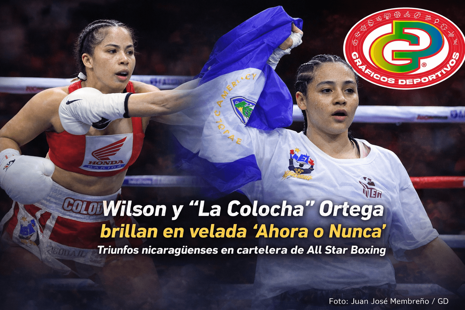 Ortega y Wilson destacan en velada “Ahora o Nunca”