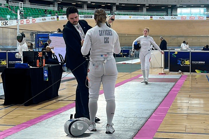 Esgrima tica con paso firme en Mundial Río 2026