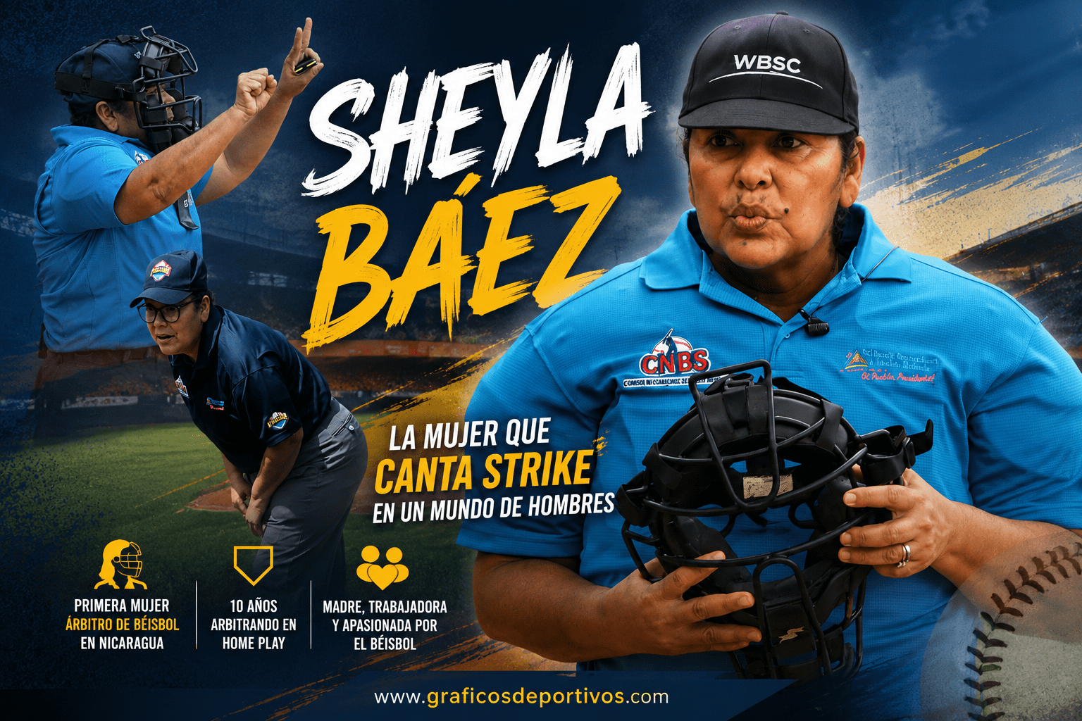 Sheyla Báez cantó “strike” en un mundo de hombres