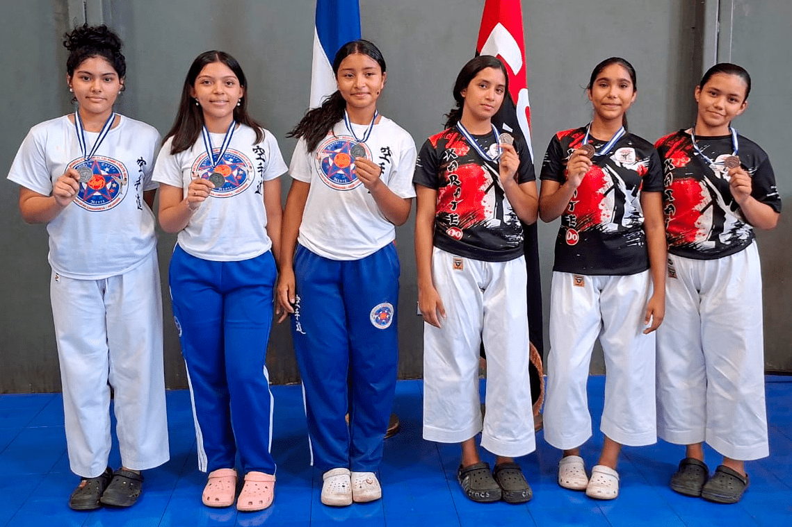 Managua domina el medallero del karate escolar
