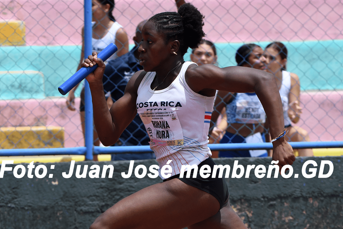 Costa Rica impone nuevo récord centroamericano en relevo femenino U18