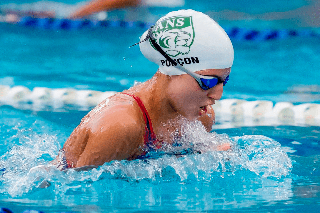 Sophie Ponçon rompe récord nacional en 100m pecho