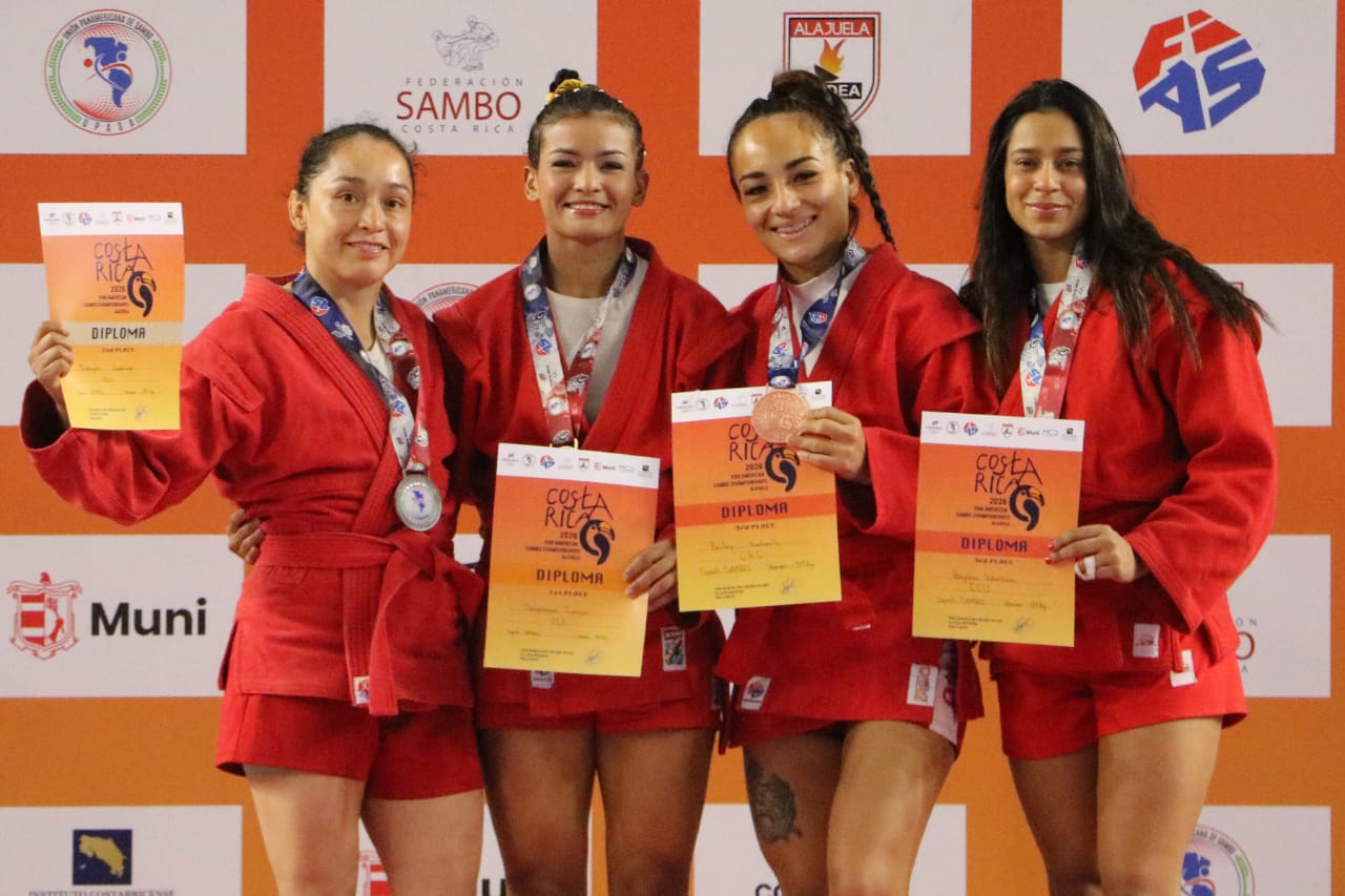 Costa Rica hace historia en Panamericano de Sambo